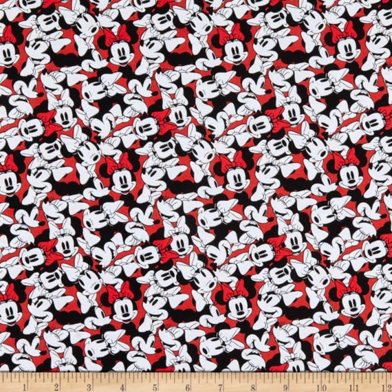 Licensed Disney™ Minnie Mouse Dreaming in Dots Fabric Stacked | Etsy