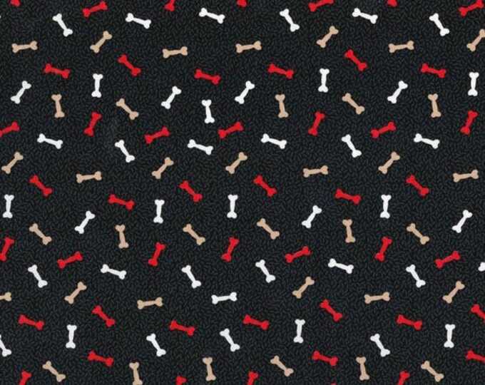 Dog Bones Fabric Doggy Bones Fabric 100 Cotton Fabric Etsy
