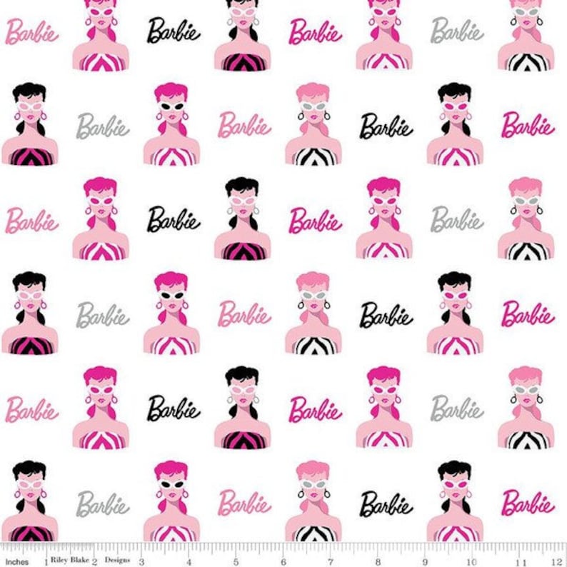 Barbie Fabric Riley Blake Barbie Collection 100% Cotton - Etsy