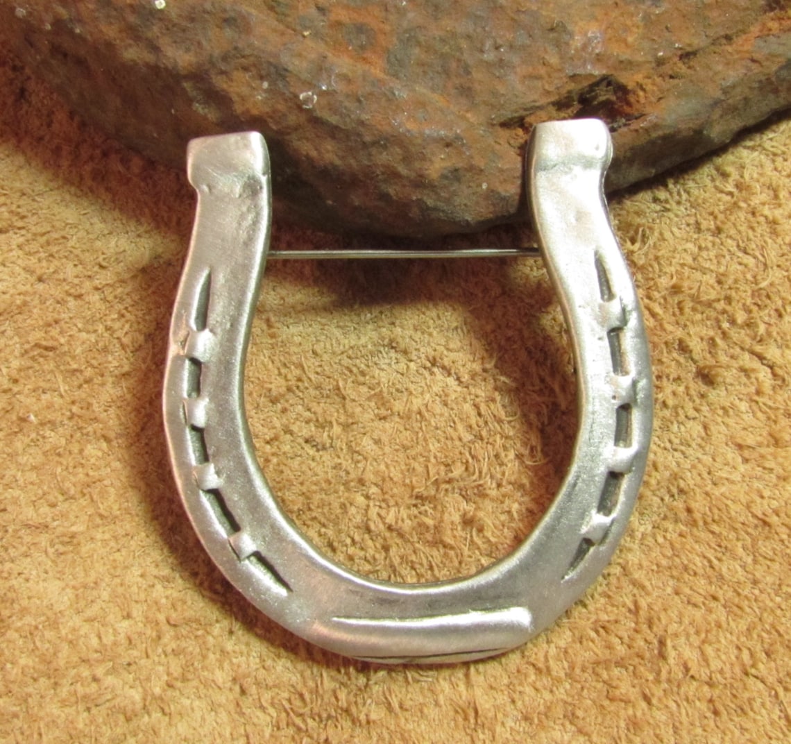 Horseshoe Pin Equestrian Pin Equestrian Brooch Horseshoe Etsy