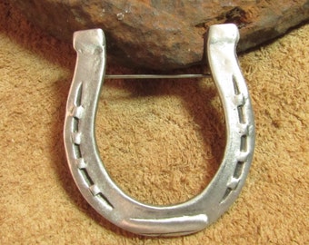 Horseshoe Pin | Equestrian Pin | Equestrian Brooch | Horseshoe Brooch | Horse Shoe Pin | Farrier Gift | Horse Shoe Brooch