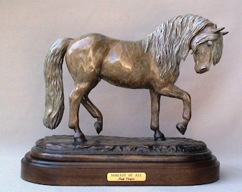 Noblest of All, Bronze Haflinger Sculpture