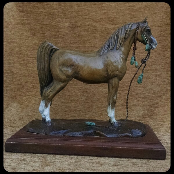 Arabian Horse Bronze Sculpture | Bronze Horse Sculpture | Bronze Arabian Horse Sculpture