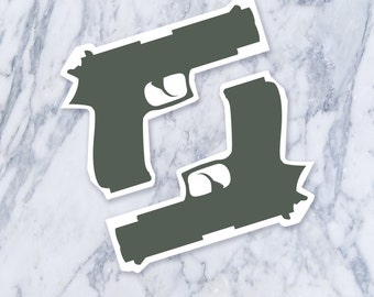 tattoo temporary lies tell must gun handgun cosplay costume