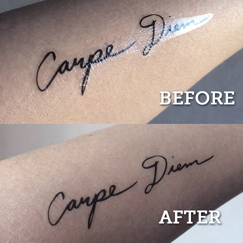 Realtat Liquid Tattoo Shine Remover Realistic Real Temporary Etsy