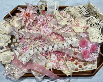 Embellishment Bundle Pink & Cream