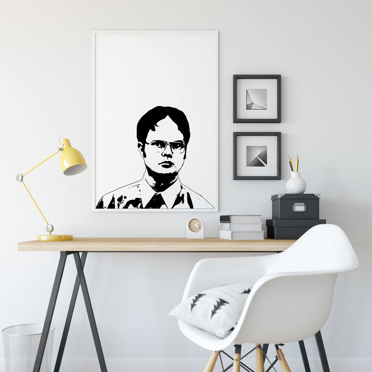 Dwight Schrute Poster the Office TV Show Wall Art Etsy