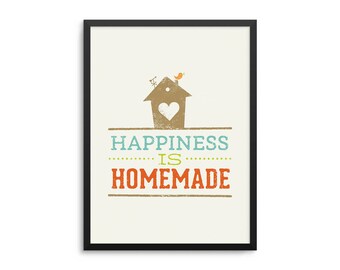 Happiness Is Homemade Family Room Poster