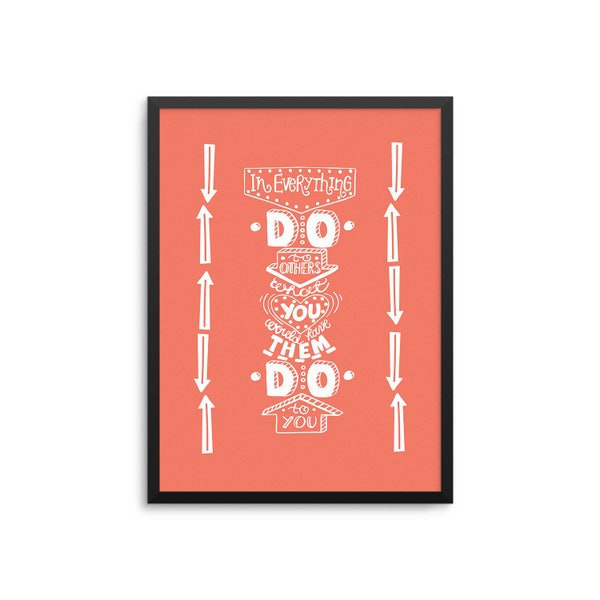 Golden Rule Poster - Etsy