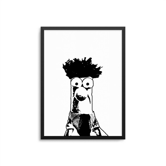 Beaker Muppet Fantastic Colour Poster