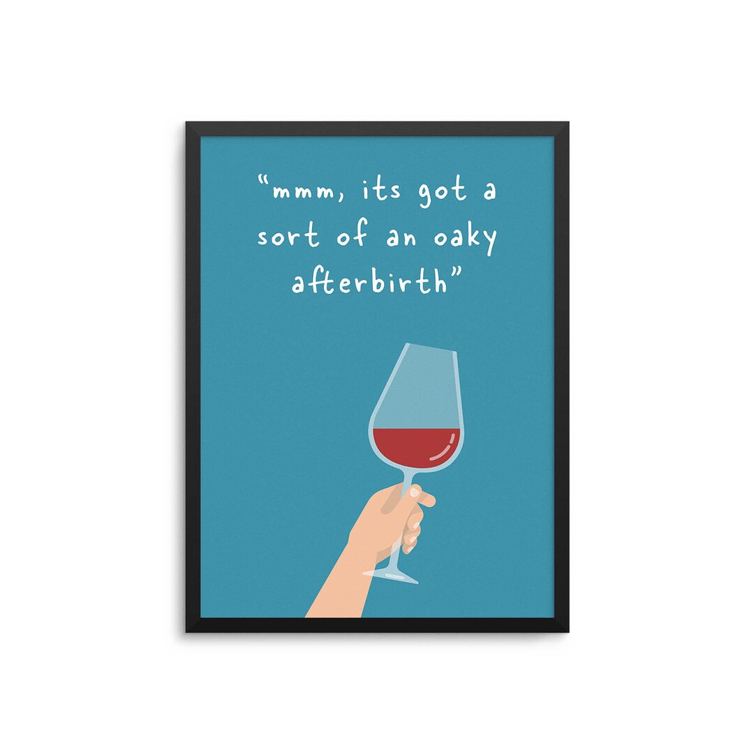 Funny Michael Scott Wine Tasting Quote Poster Its Got A Sort Etsy