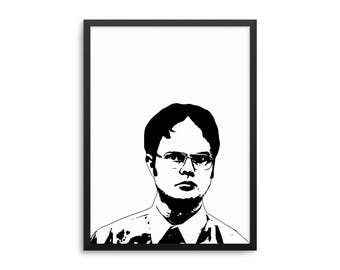 Funny Dwight Schrute The Office TV Show Poster