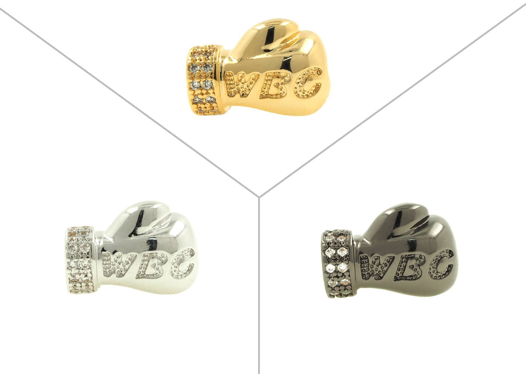 2pcs/10pcs Boxing Gloves Beads Boxing Charms Fighting Beads Etsy