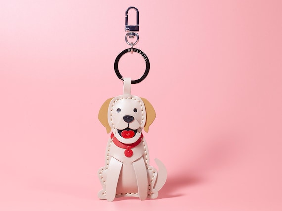 dog charm keychain