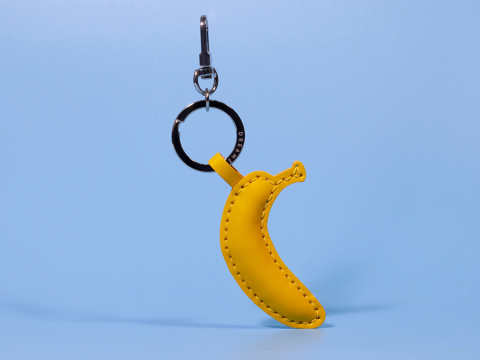 Banana Keychain, Polymer Clay Gift for Vegans, Bananas About