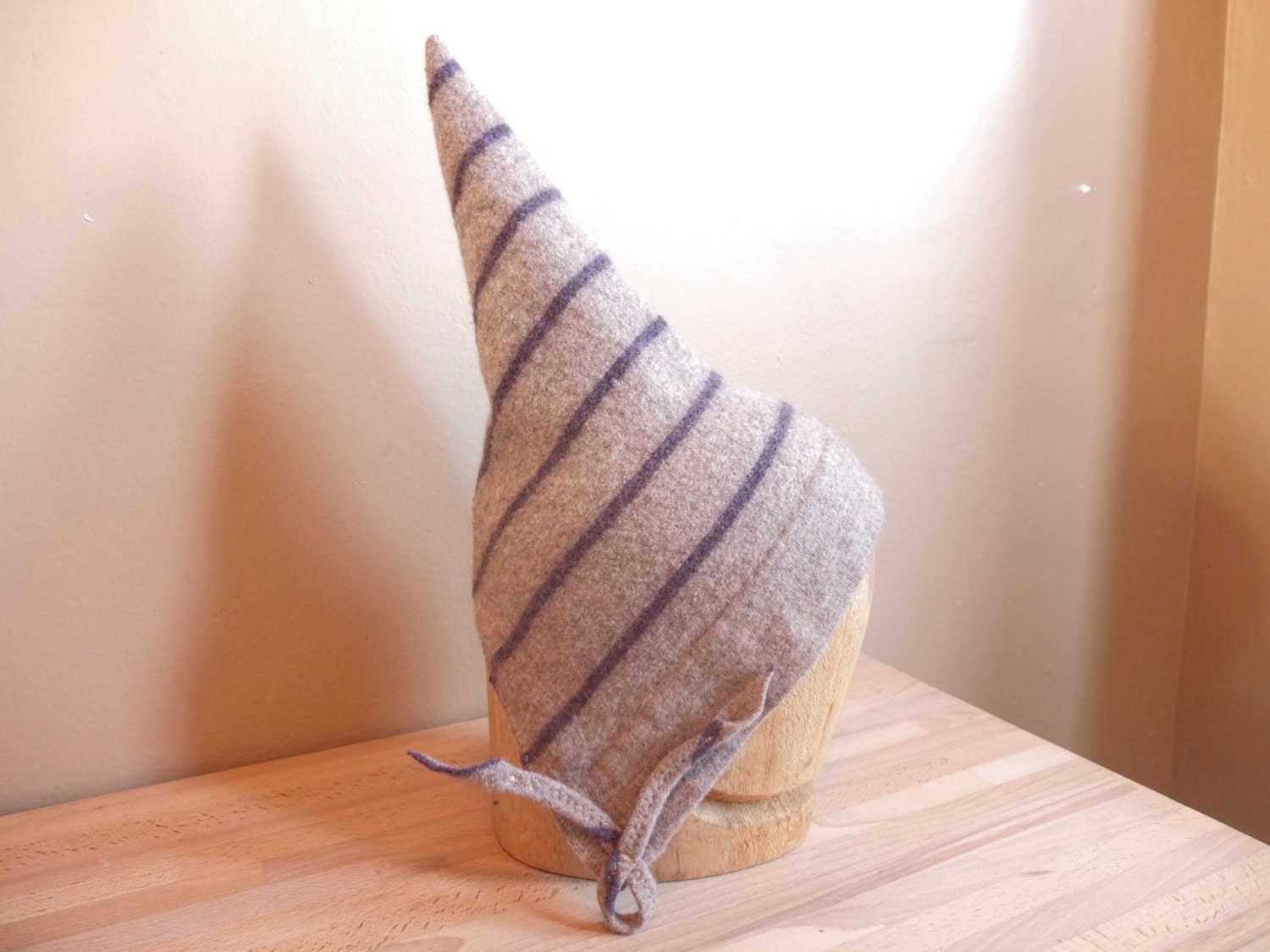 Pixie Hat Sewing Pattern, Recycle Your Old Sweater Elf Hat Warm and