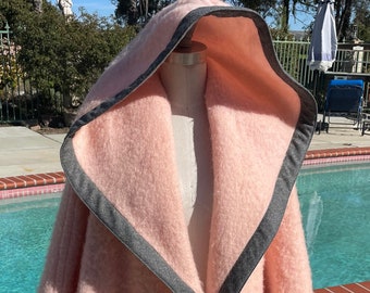 1980’s Gucci Cotton Candy Pink Mohair Cocoon Coat