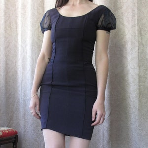 Vintage Chloe Navy Dress sz Sm image 2