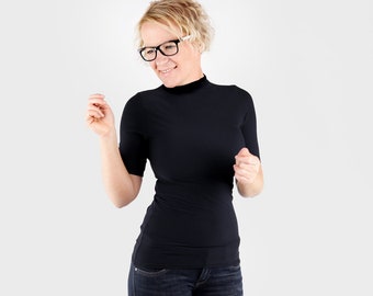 Black Turtleneck / Designer Clothing 
