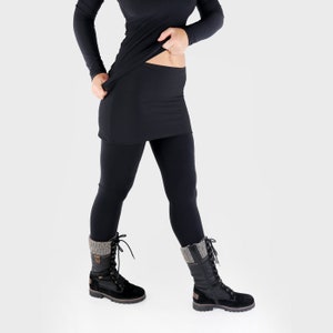 Leggings Skirt / Shirt extender / Cover Up Skirt / Waist Warmer / Mini Pencil Skirt / Skirt For Leggings / Athleisure / Back Warmer image 5