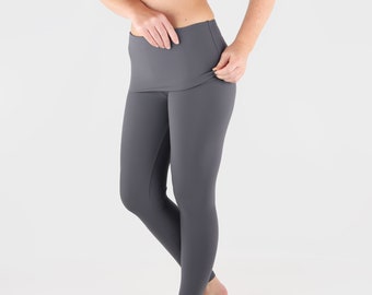 Gray Yoga Pants - Etsy