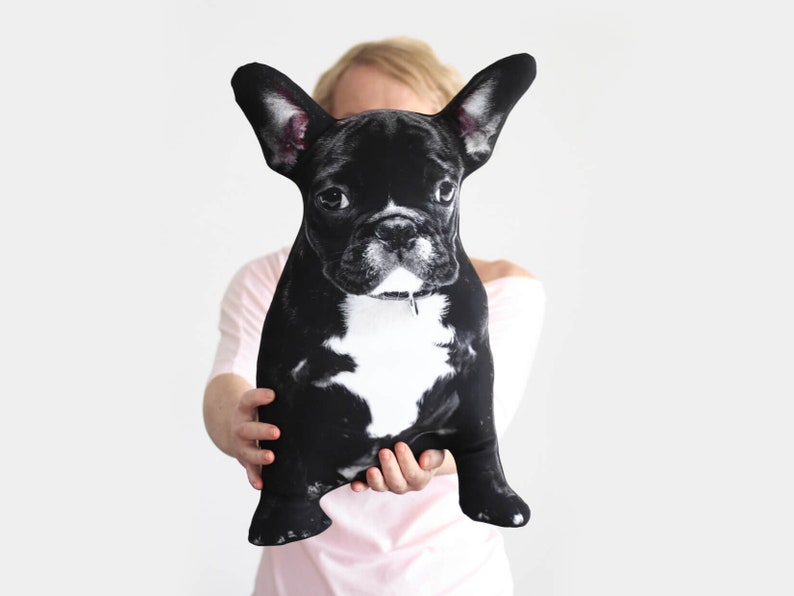 Custom pet shaped pillow from dog & cat photo which is perfect memorial gift for pet lover if the pet passed away