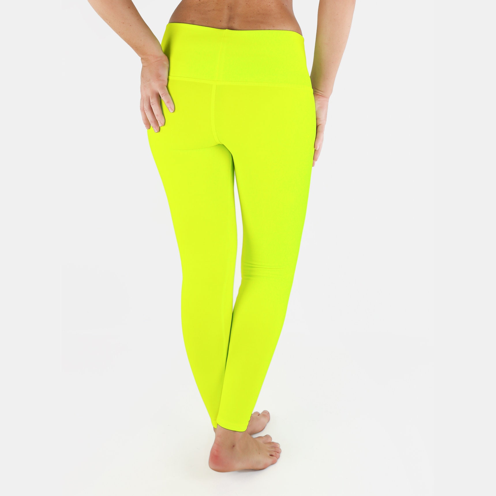 Neon Leggings / Neon Yoga Pants / Neon 