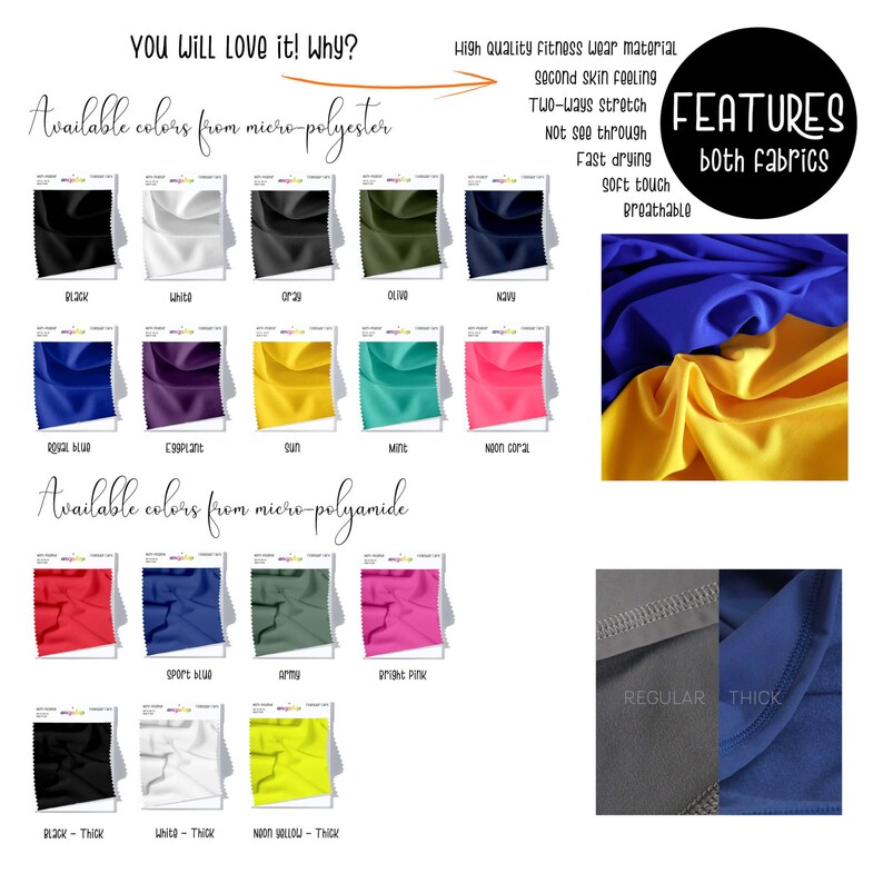 Black Leggings / High Waist Yoga Pants / Black Yoga Tights / Etsy