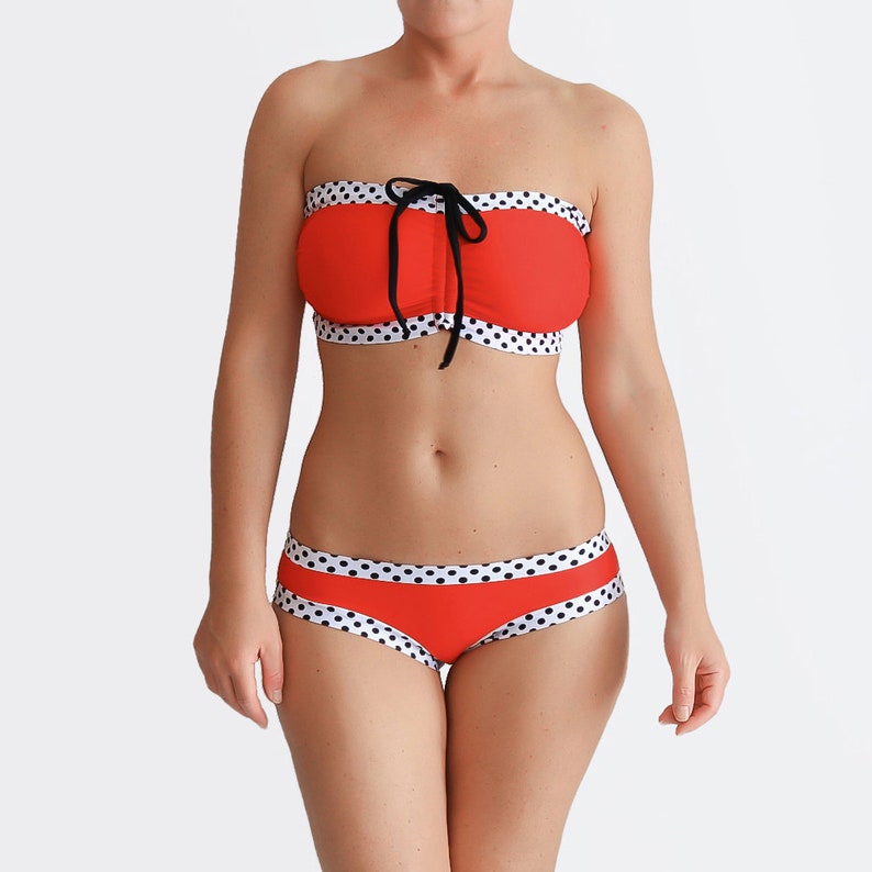 plus size strapless bikini