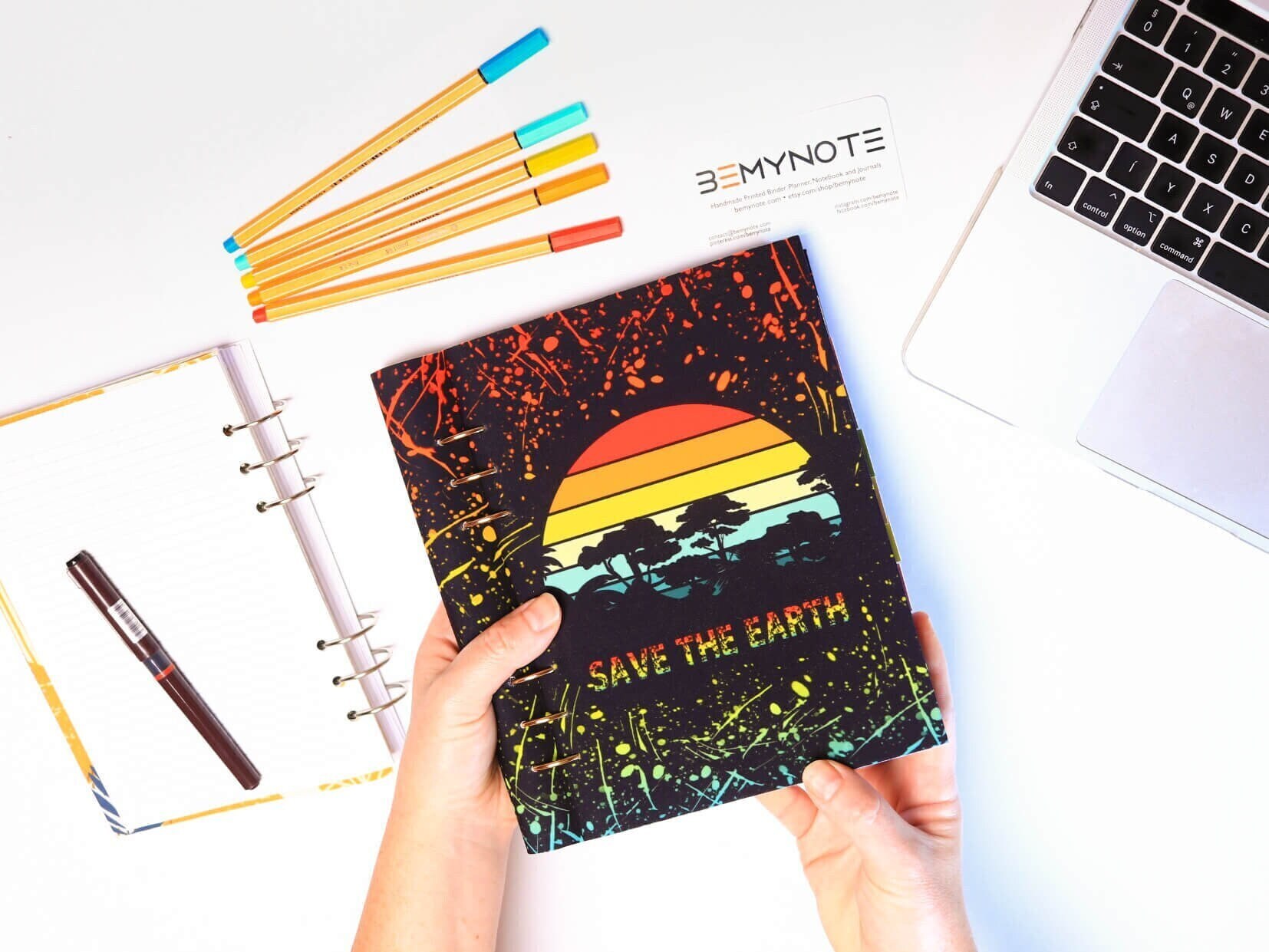 Save The Earth Binder Planner Bullet Journal Planner 2022 Etsy