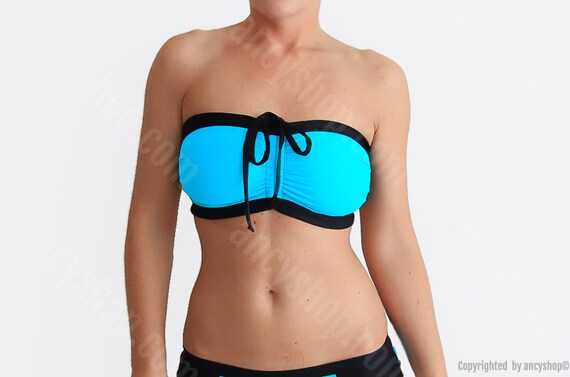 plus size bandeau swimsuit top