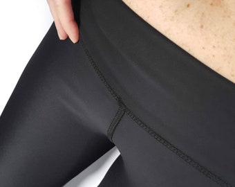 Low or High Waisted Black Leggings and Yoga Pants