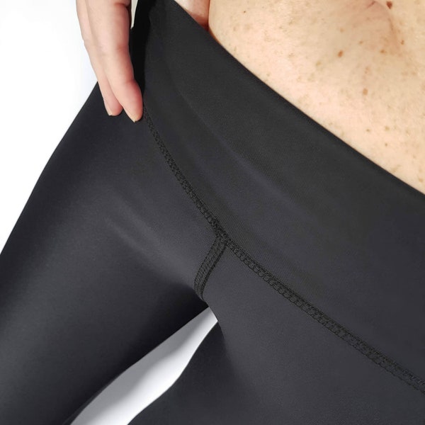 Leggings et pantalons de yoga noirs taille basse ou haute