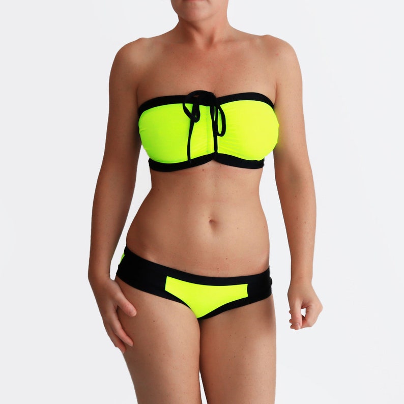 neon plus size swimwear