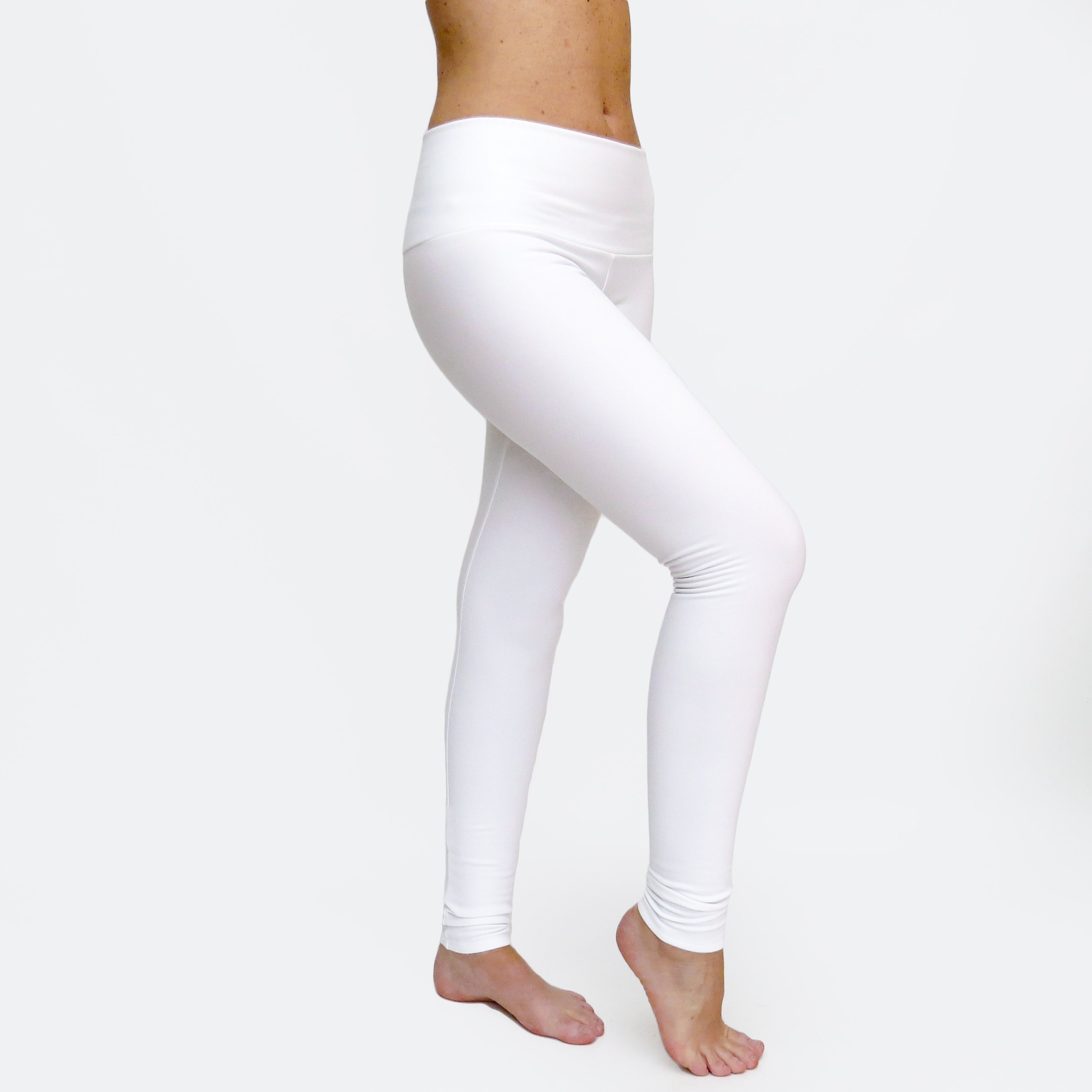 White Leggings / White Yoga Pants / Workout Tights / Yoga Etsy