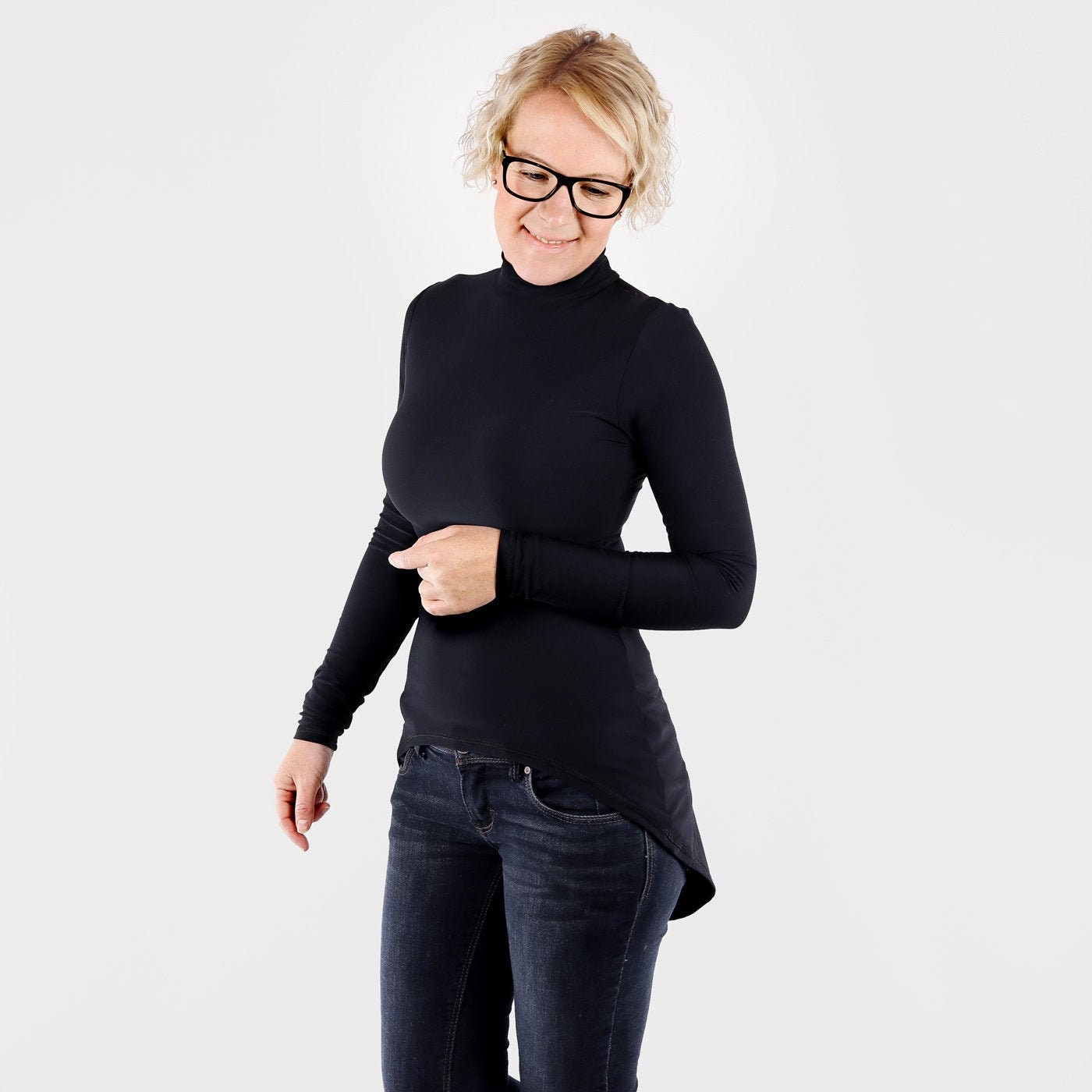 extra long turtleneck shirts