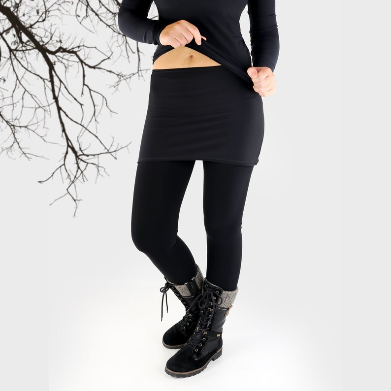 Leggings Skirt / Shirt Extender / Cover up Skirt / Waist Etsy