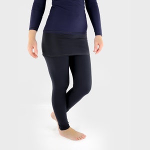 Leggings Skirt / Shirt extender / Cover Up Skirt / Waist Warmer / Mini Pencil Skirt / Skirt For Leggings / Athleisure / Back Warmer image 8
