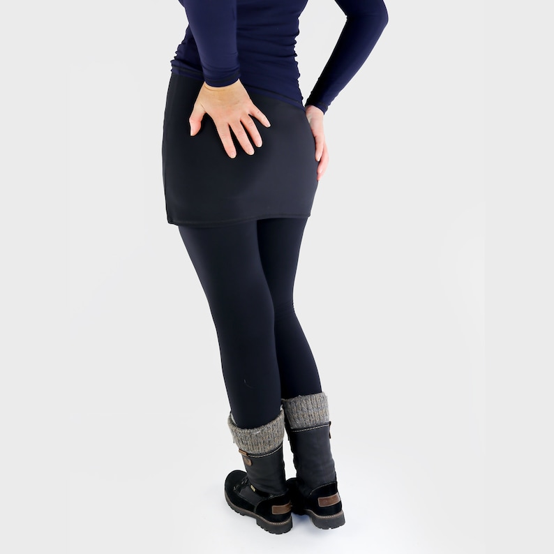 Leggings Skirt / Shirt extender / Cover Up Skirt / Waist Warmer / Mini Pencil Skirt / Skirt For Leggings / Athleisure / Back Warmer image 7