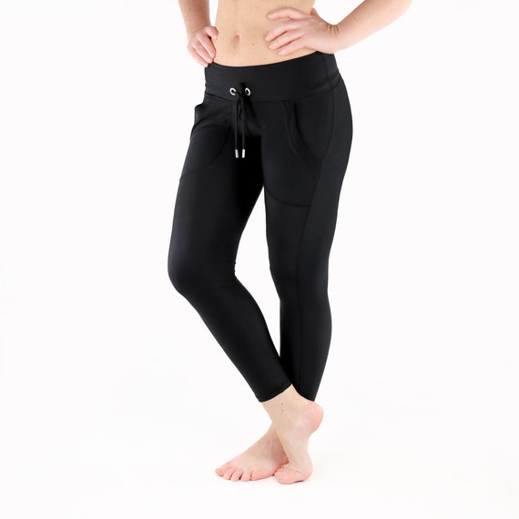 Drawstring Yoga Pants / Pocket Leggings 