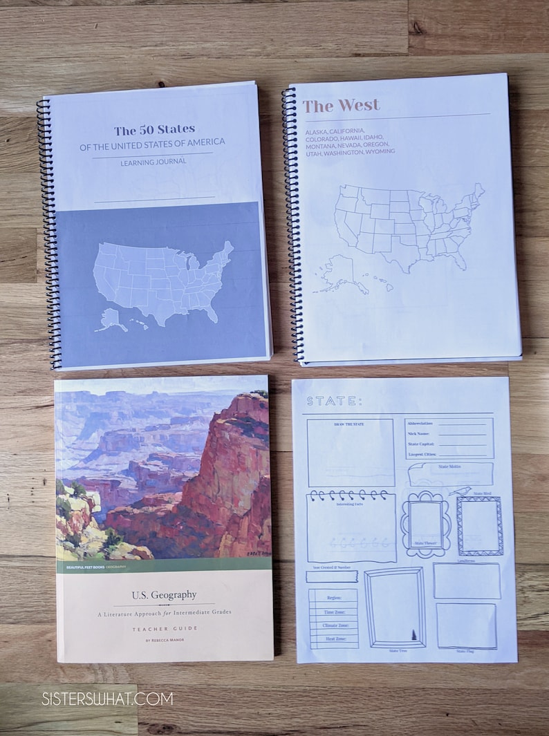 USA 50 states and capitals, USA Geography Research Bundle, geography worksheets, 50 states home school PRINTABLE Digital image 6