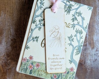 Anne of Green Gables Bookmark | Laser Cut Wooden Classic Books Gift