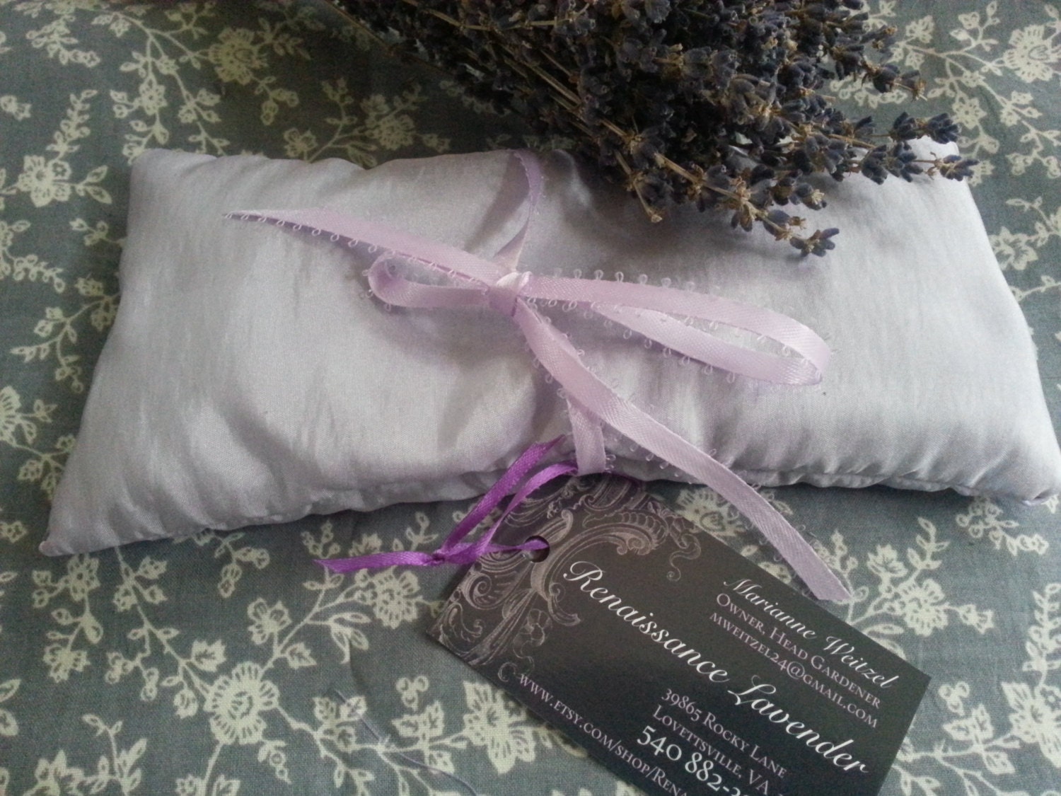 Lavender scented eye pillow for stress or headache relief Etsy