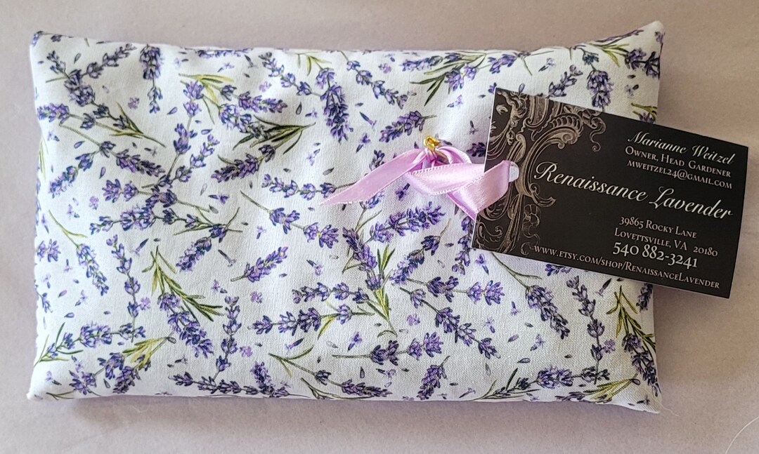 Lavender Scented Eye Pillow for Stress or Headache Relief Etsy