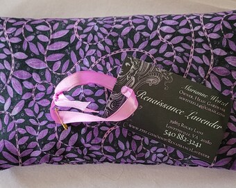 Lavender scented eye pillow for stress or headache relief