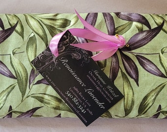 Lavender scented eye pillow for stress or headache relief