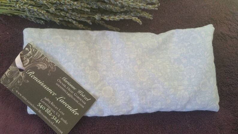 Lavender Scented Eye Pillow For Stress Or Headache Relief Etsy