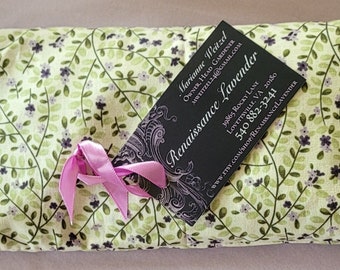 Lavender scented eye pillow for stress or headache relief