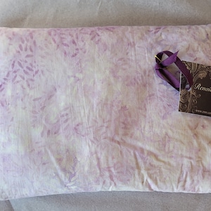 Lavender scented heated Warming Pillow heating pad for stress, pain, joint relief or as a sleep aide