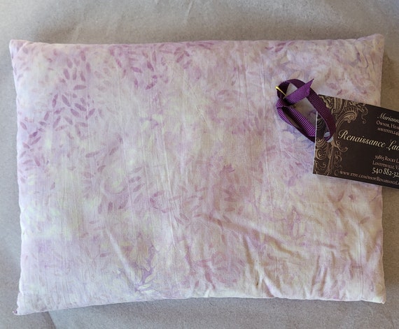 Lavender Scented Heated Warming Pillow Heating Pad for Stress Pain Joint Relief or as a Sleep Aide Etsy
